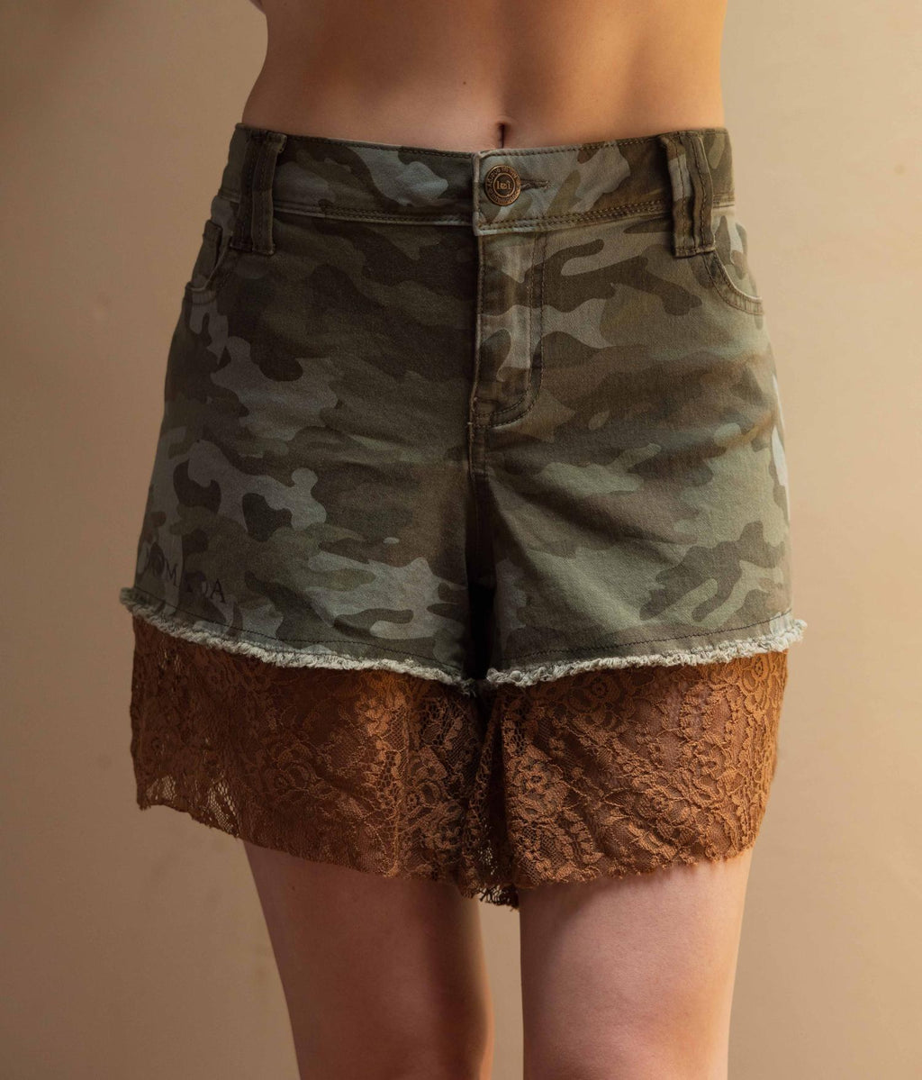 SRPLS x pLenty - "49" Lace Shorts