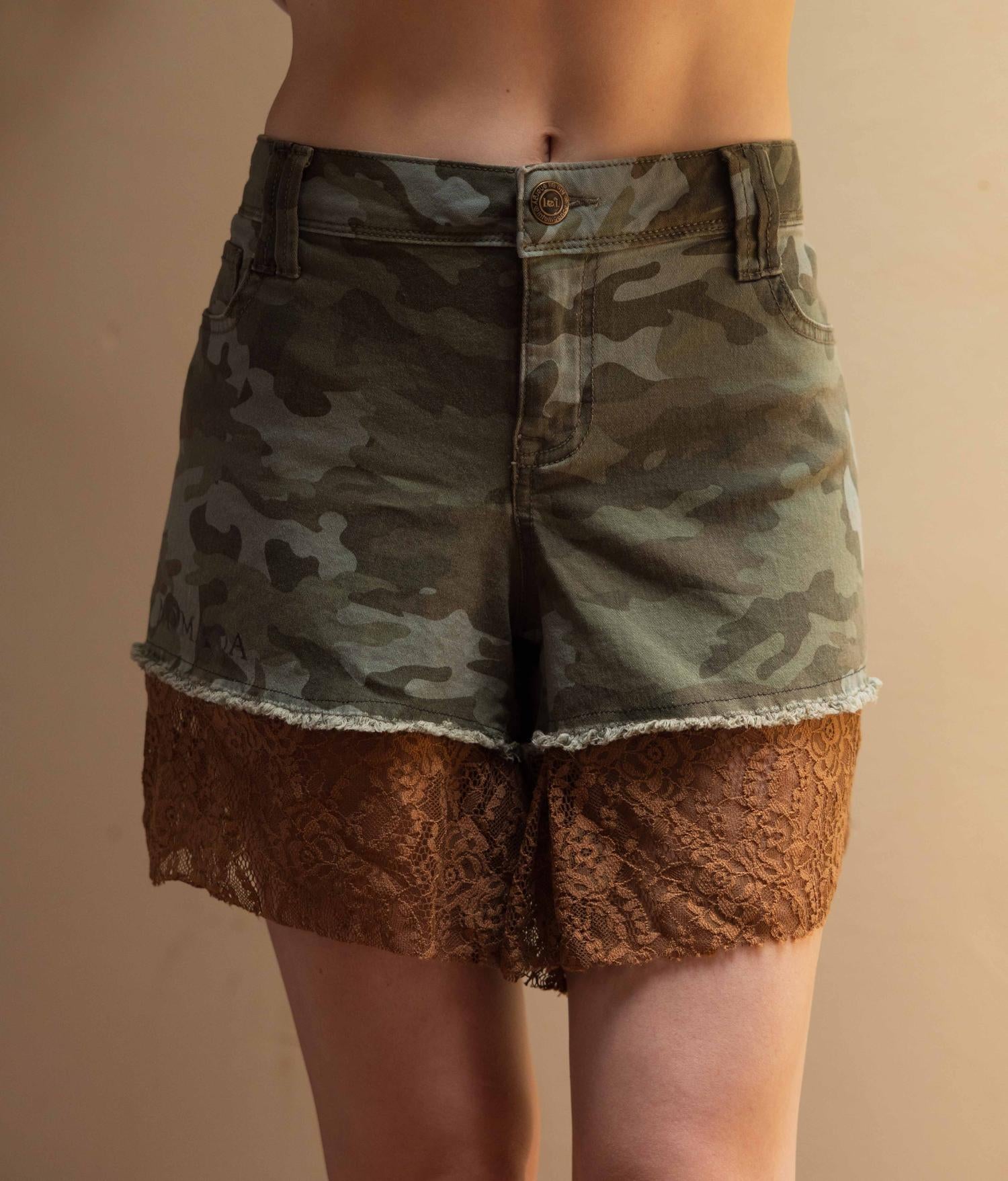 SRPLS x pLenty - "49" Lace Shorts