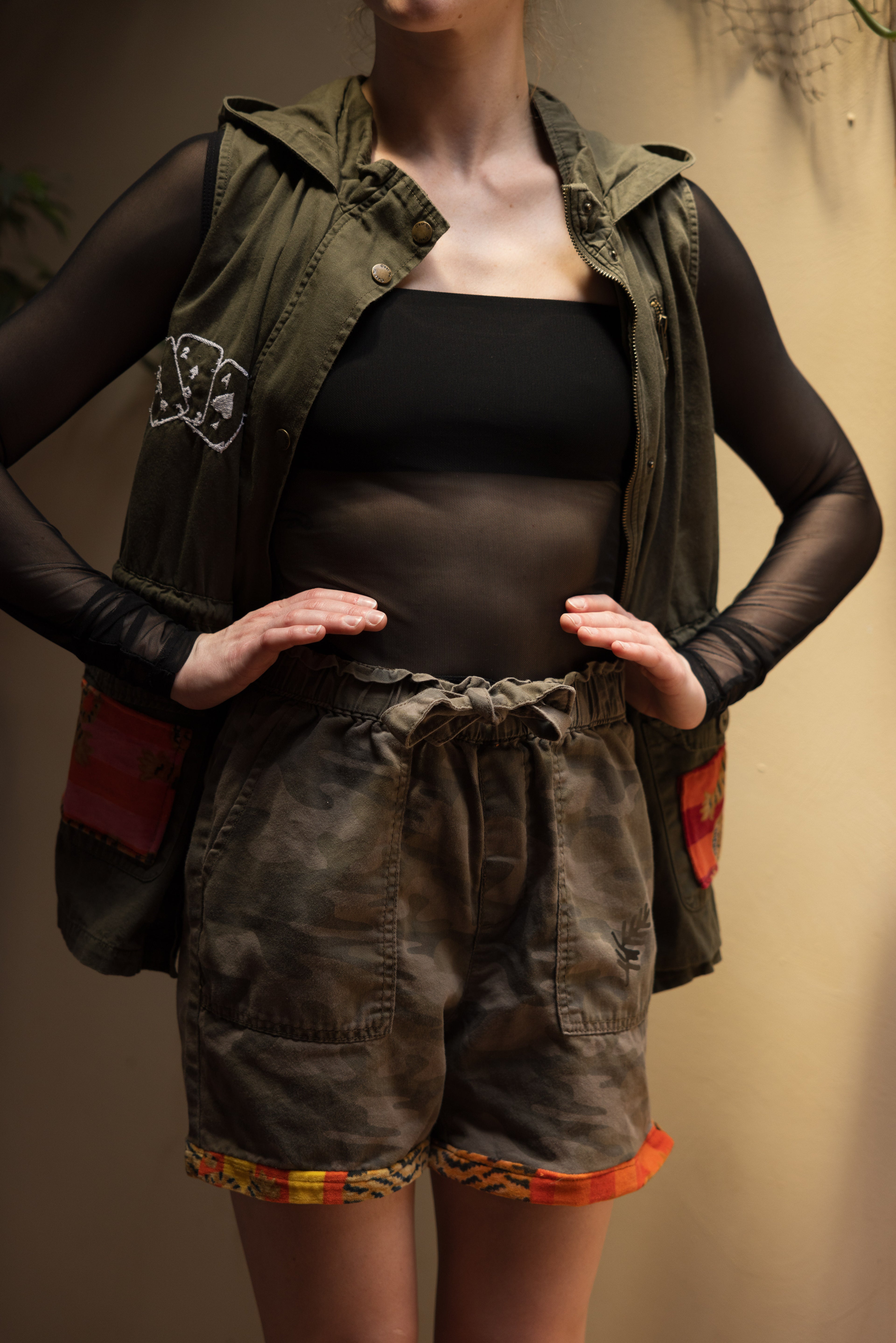 SRPLS x pLenty - "49" Tie Shorts